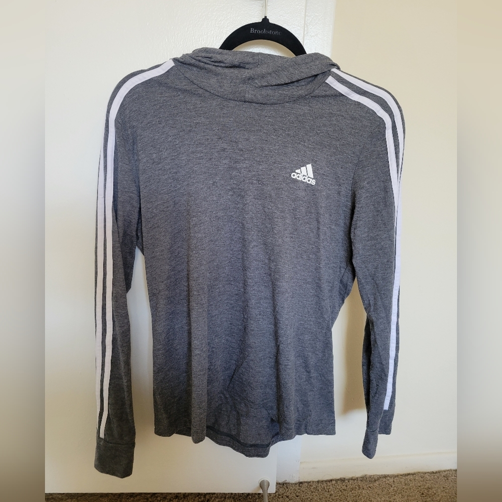 Adidas running shirt.
